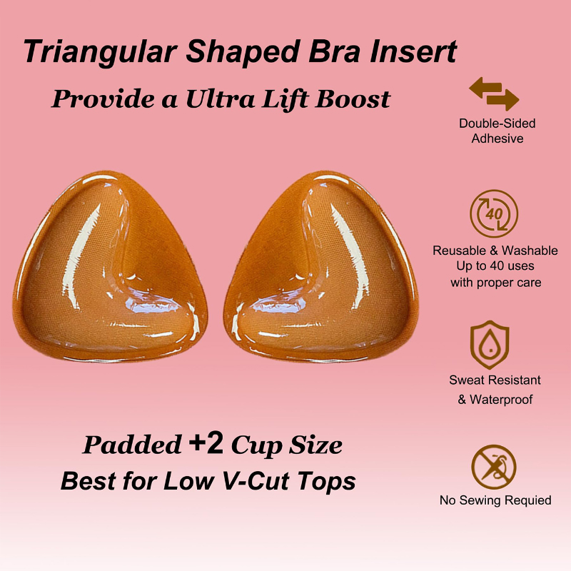 Push Up Bra Silicone - Kave 1/2 Paar doppelseitiger klebriger BH