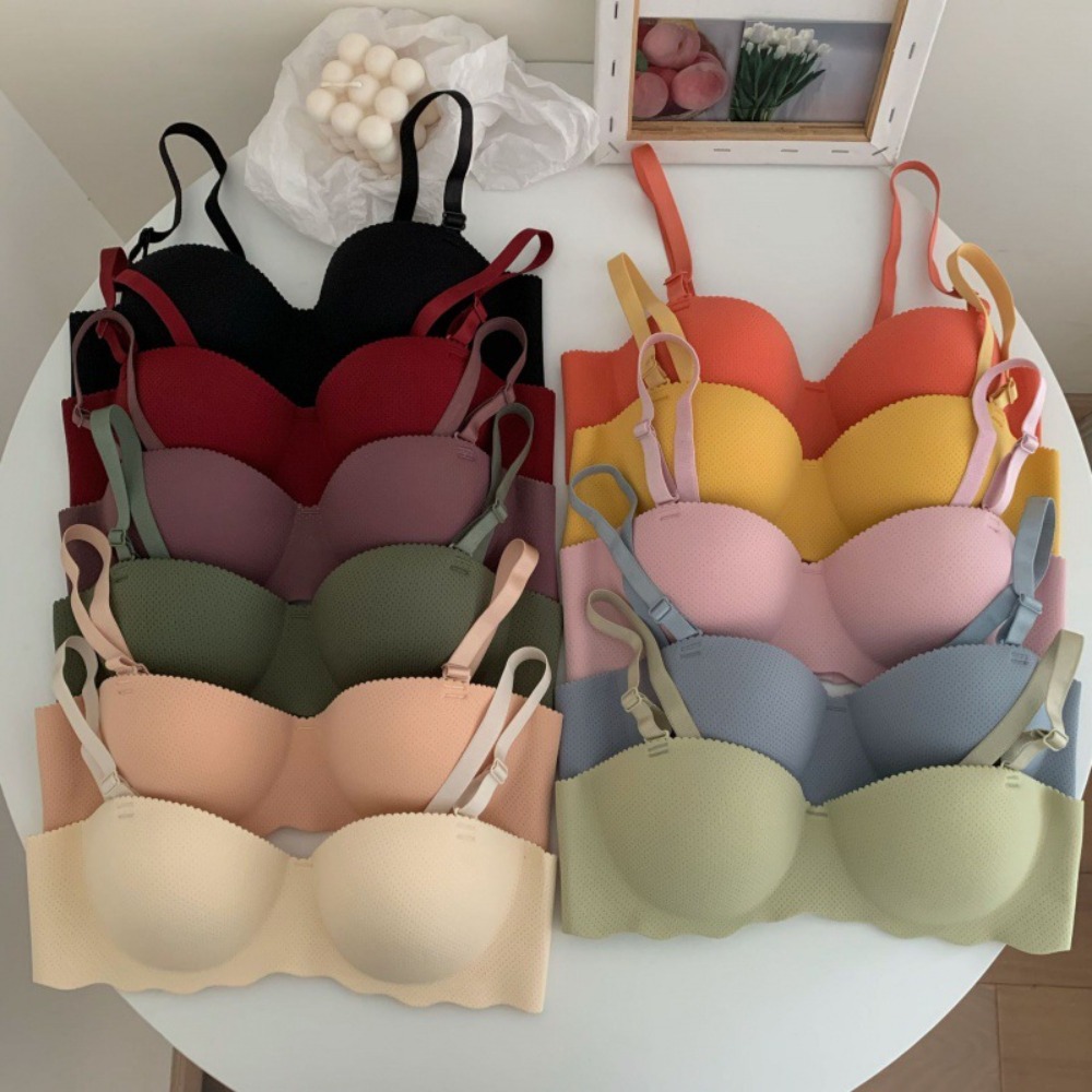 Wirefree Bra Comfort - Sexy Komfort Nahtloser BH in Bonbonfarben,