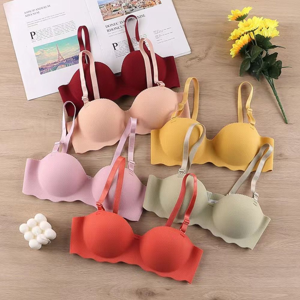 Wirefree Bra Comfort - Trendiger, bequemer, nahtloser BH in Bonbonfarben,