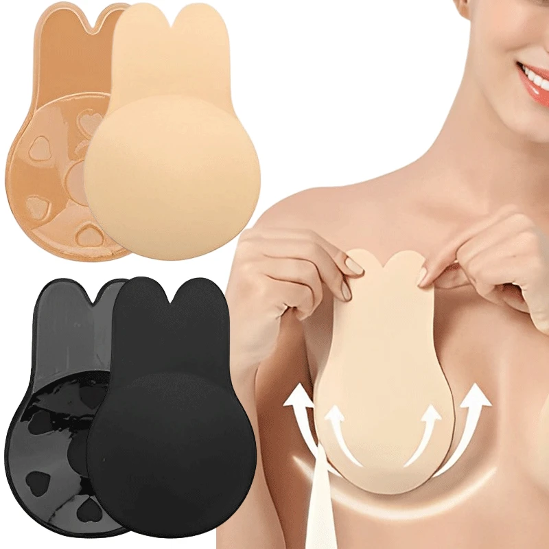Push Up Bra Silicone - Frauen Push-Up Bhs Selbstklebende Silikon Trägerlosen