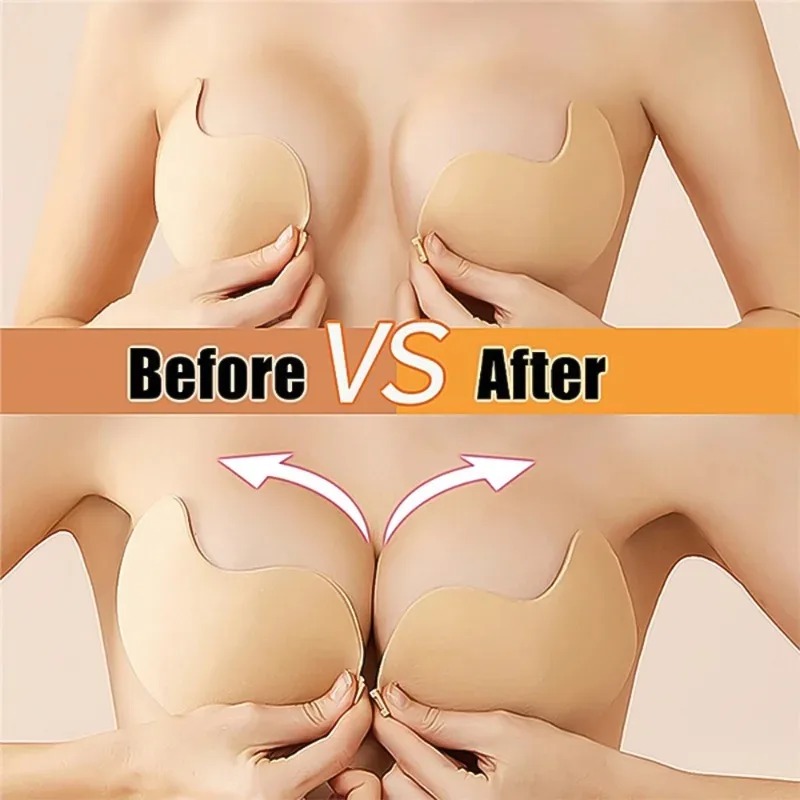 Unsichtbarer trägerloser Klebe – Push Up Bra Silicone Bewertung und Preis