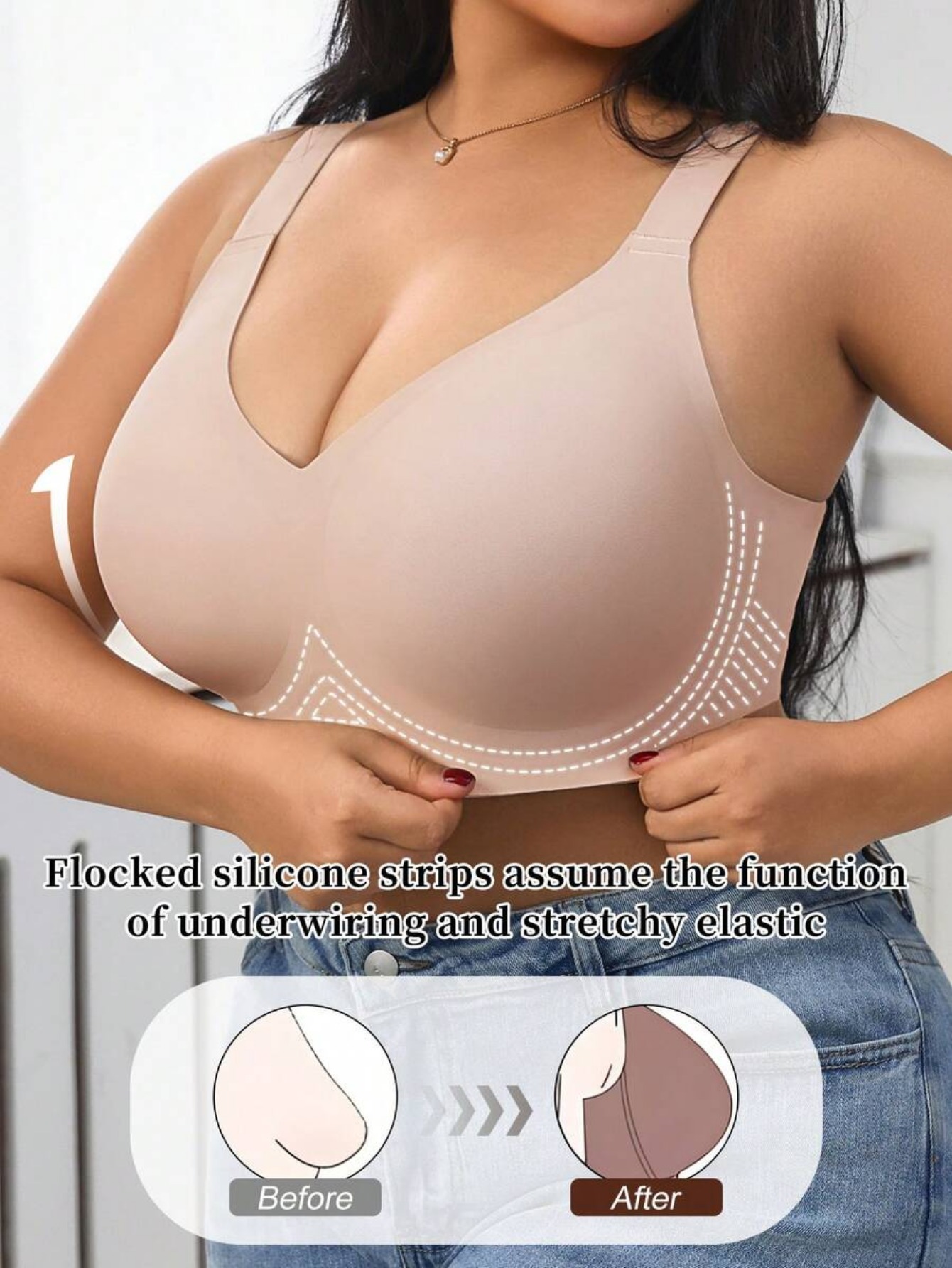 Sport-BH für Damen mit starkem – Wirefree Bra Comfort Bewertung und Preis