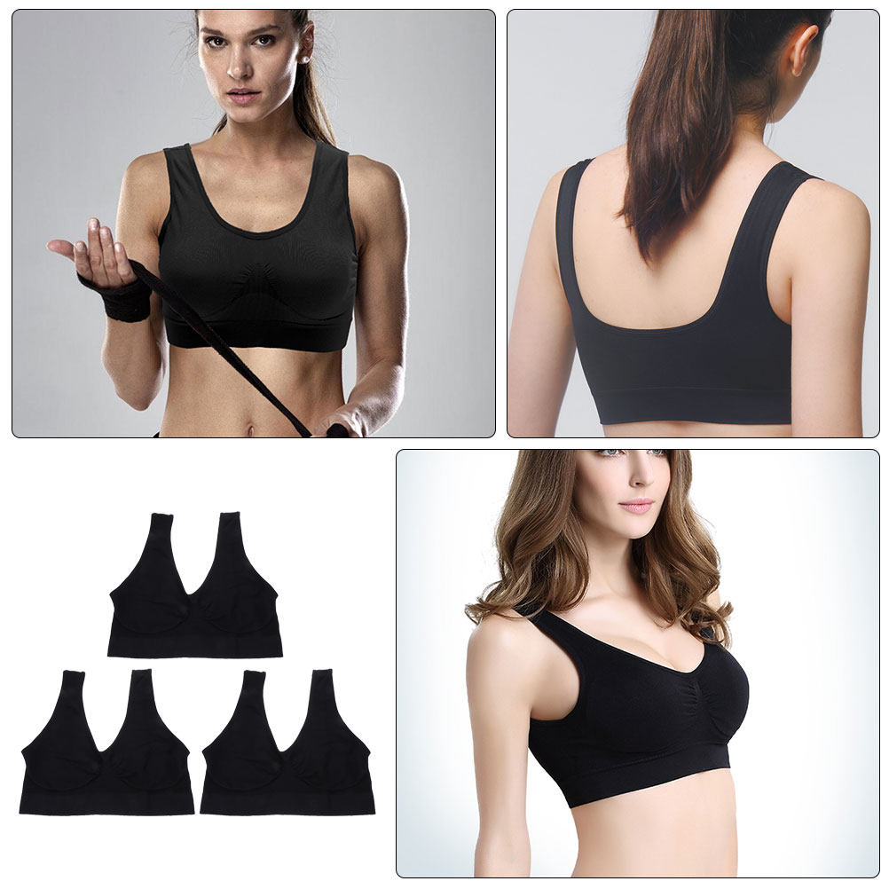 3 Stück Yoga-Sport-BHs, nahtlo – Wirefree Bra Comfort Bewertung und Preis